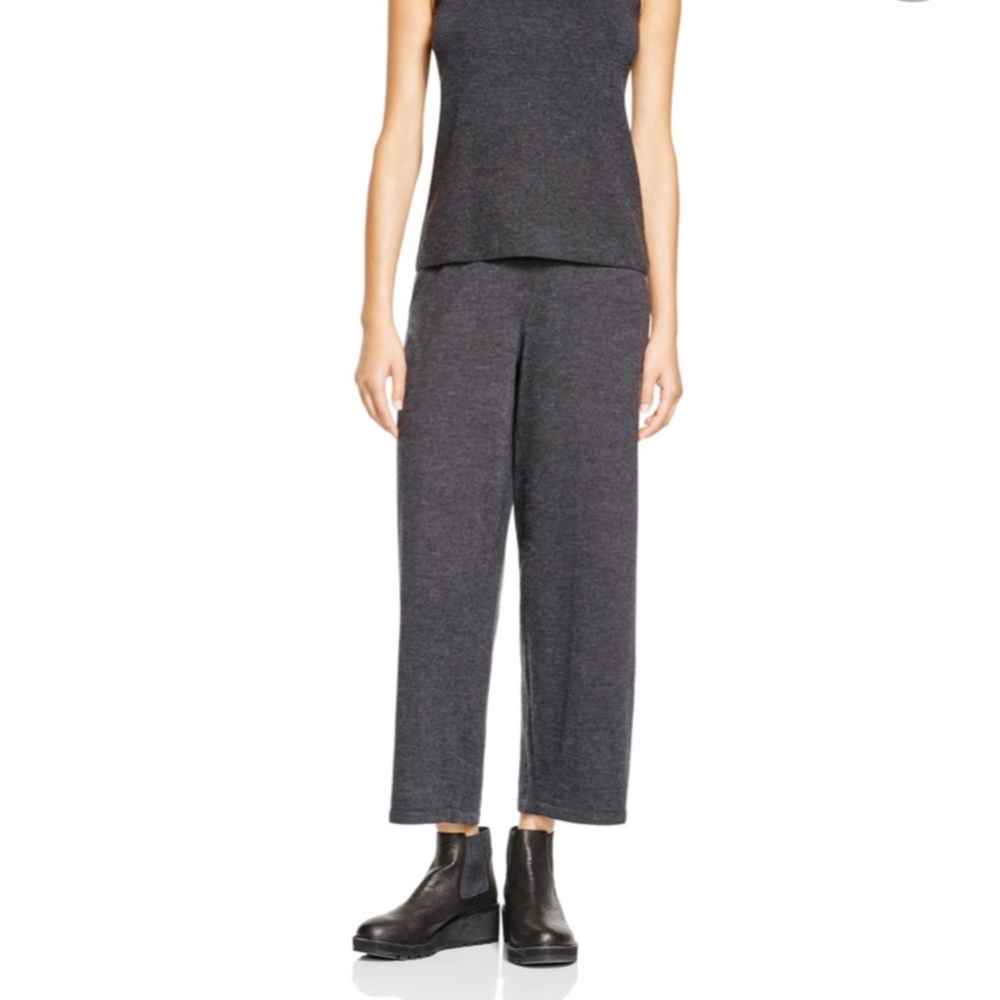 Eileen Fisher Merino Wool Pull-on Pants